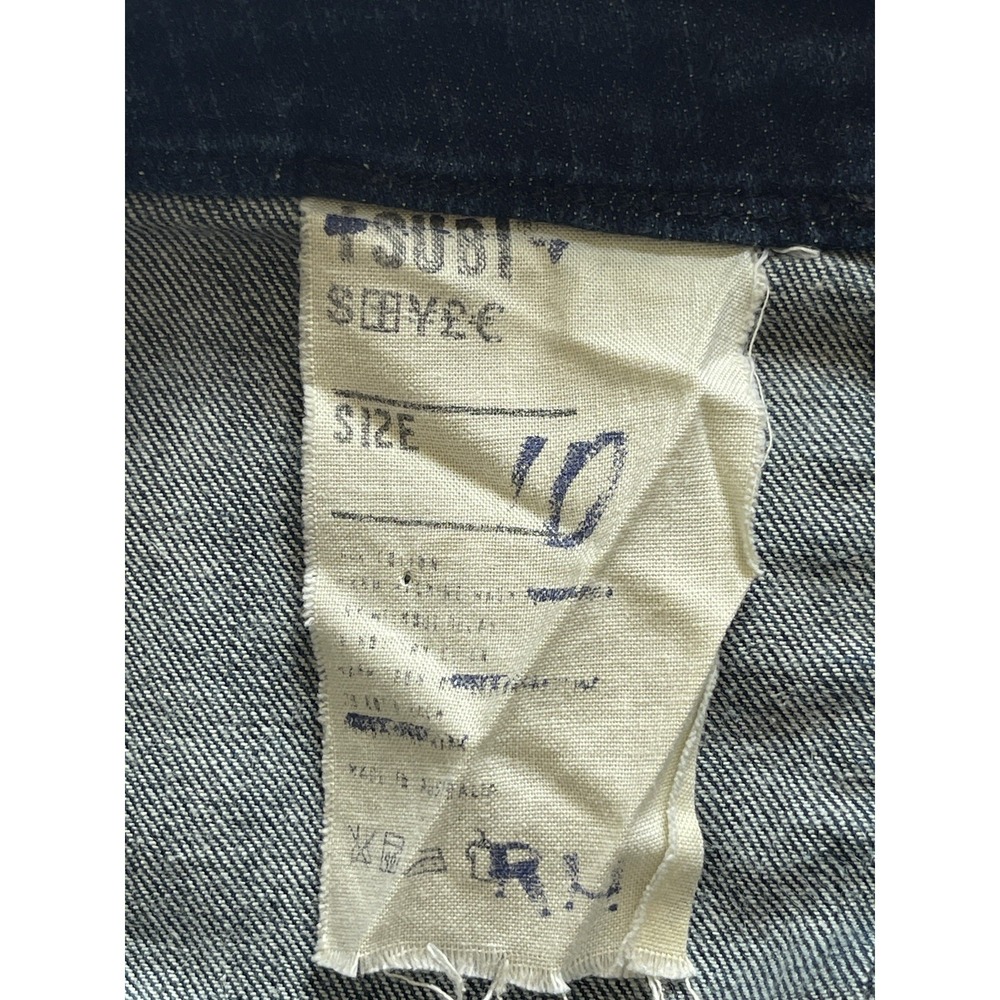 Ksubi Womens Denim Skinny Bib Overalls Size US 4 Blue Wash  Zip Ankle Retro - Picture 11 of 16
